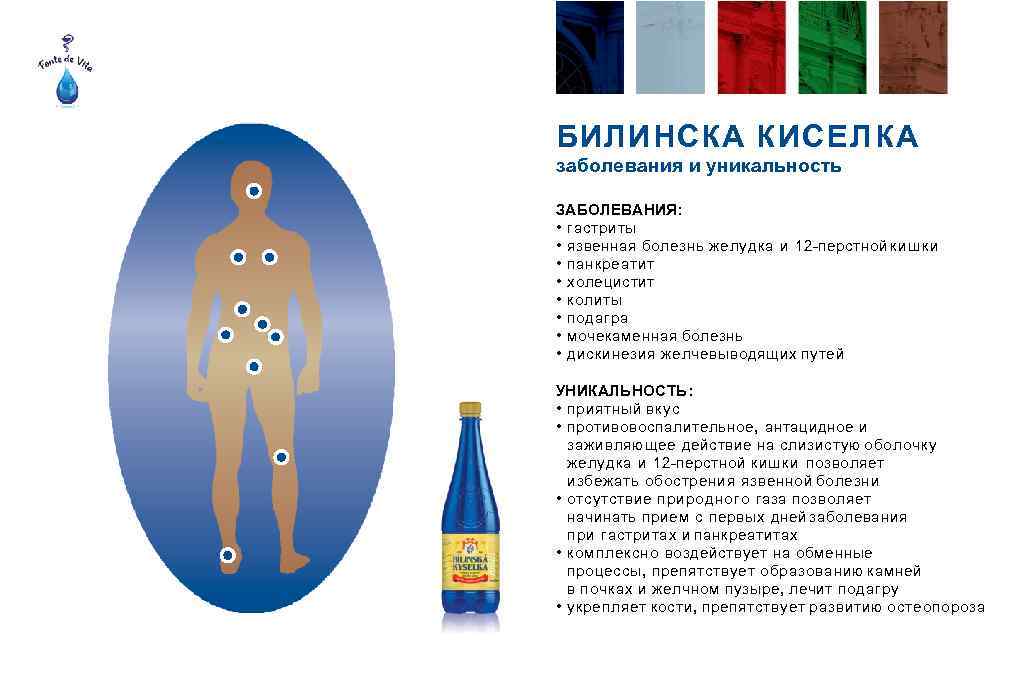 БИЛИНСКА КИСЕЛКА заболевания и уникальность ЗАБОЛЕВАНИЯ: • гастриты • язвенная болезнь желудка и 12