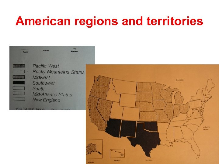 American regions and territories 