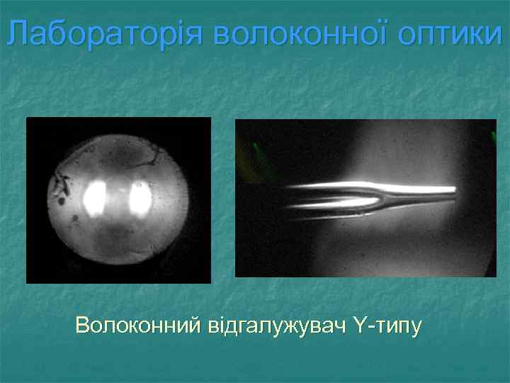 Лабораторія волоконної оптики Волоконний відгалужувач Y-типу 