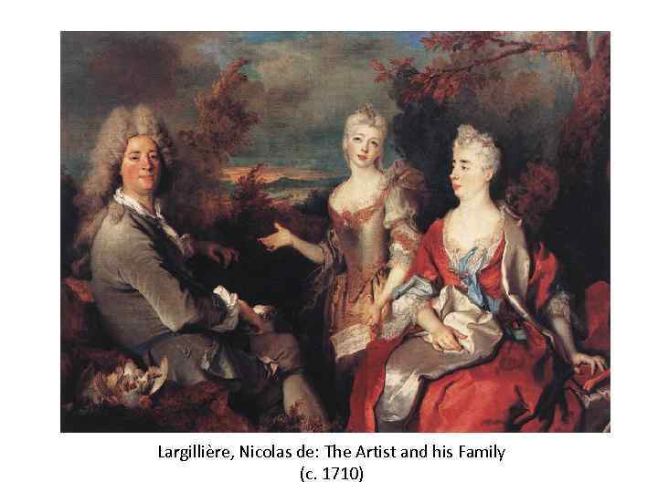 Largillière, Nicolas de: The Artist and his Family (c. 1710) 