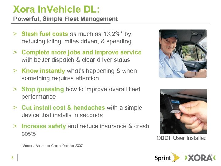 Xora In. Vehicle DL: Powerful, Simple Fleet Management > Slash fuel costs as much