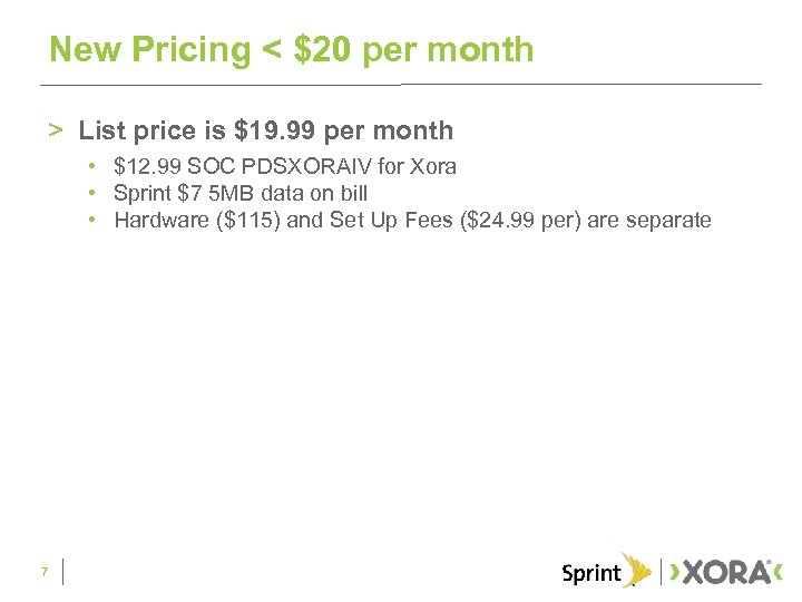 New Pricing < $20 per month > List price is $19. 99 per month