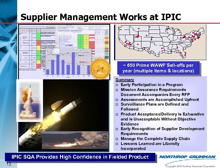 Supplier Management Works at IPIC • • • • • • • • ~