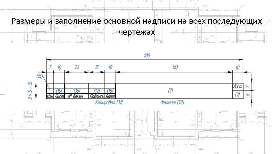 Как заполнять основную надпись на чертеже студентам