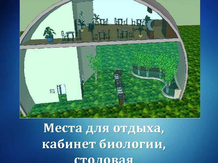 Места для отдыха, кабинет биологии, 