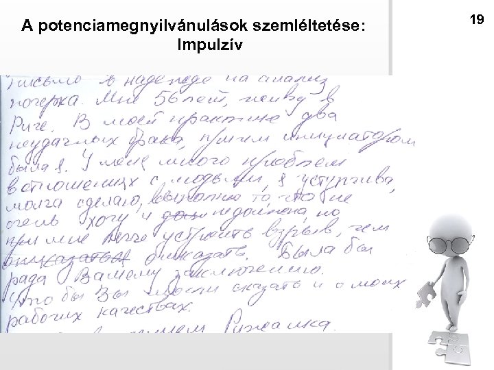 A potenciamegnyilvánulások szemléltetése: Impulzív 19 