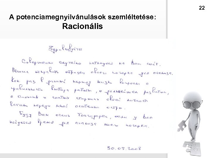 22 A potenciamegnyilvánulások szemléltetése: Racionális 