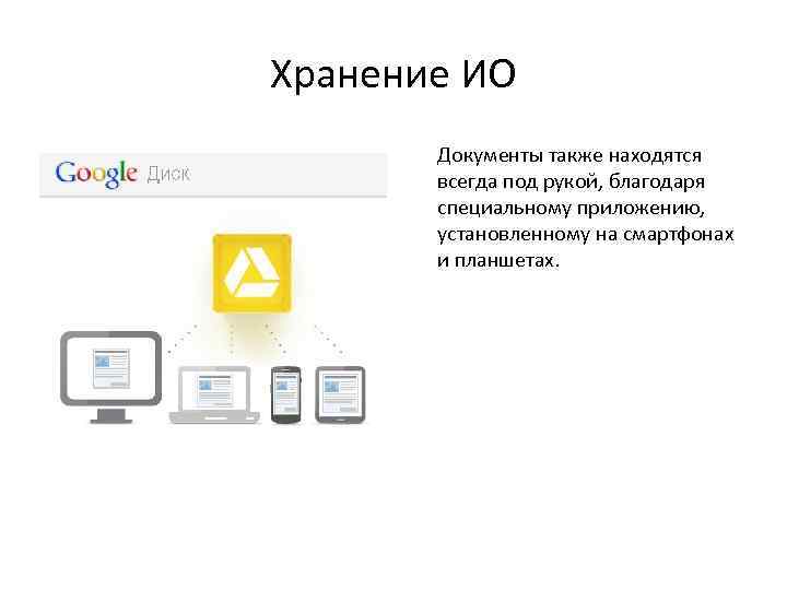 Хранение ИО Документы также находятся всегда под рукой, благодаря специальному приложению, установленному на смартфонах