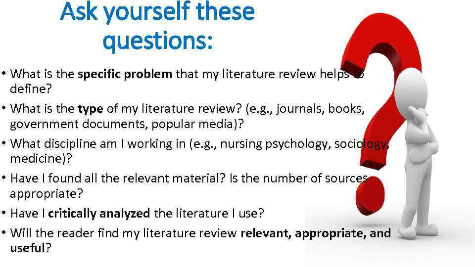 argument based literature review