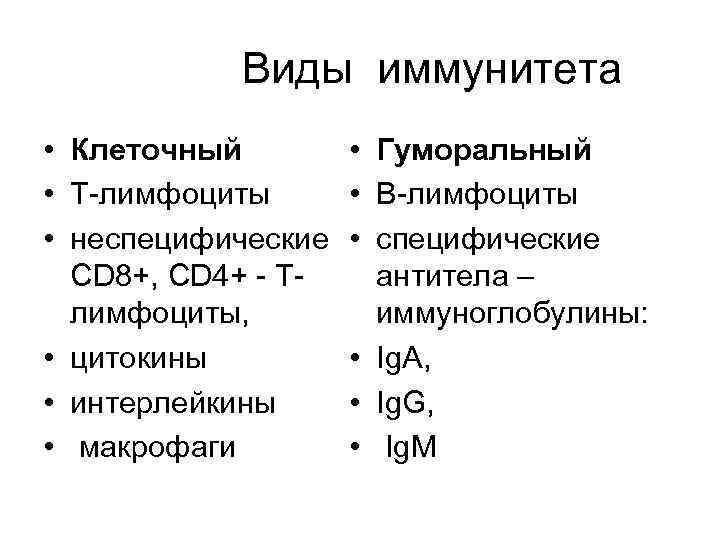 Клеточный иммунитет и гуморальный иммунитет презентация