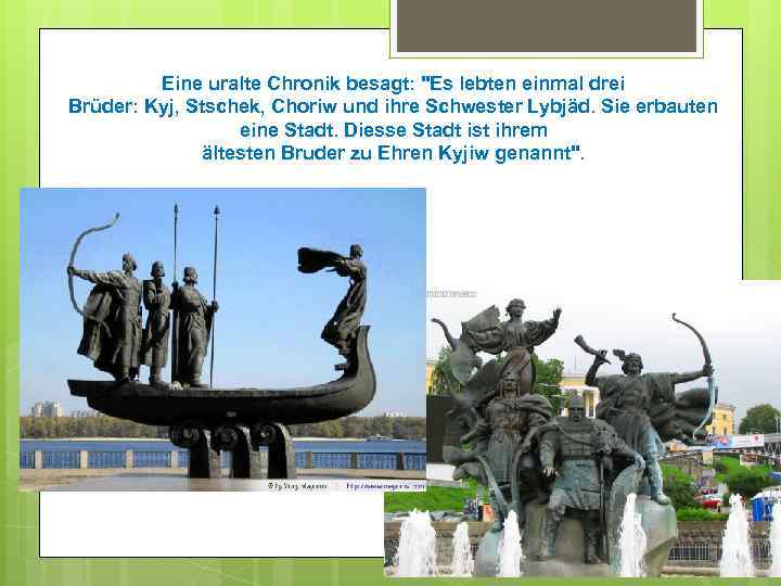 Eine uralte Chronik besagt: 