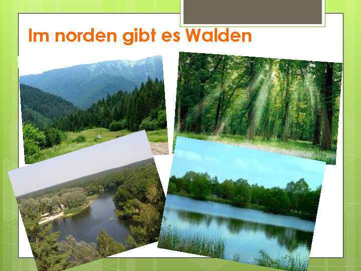 Im norden gibt es Walden 