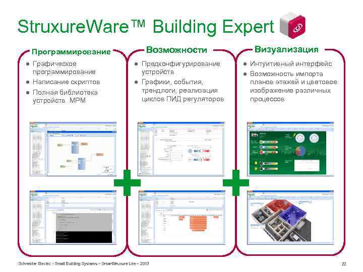 Struxure. Ware™ Building Expert Программирование ● Графическое программирование ● Написание скриптов ● Полная библиотека