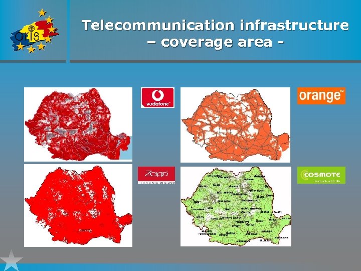 Telecommunication infrastructure – coverage area - 