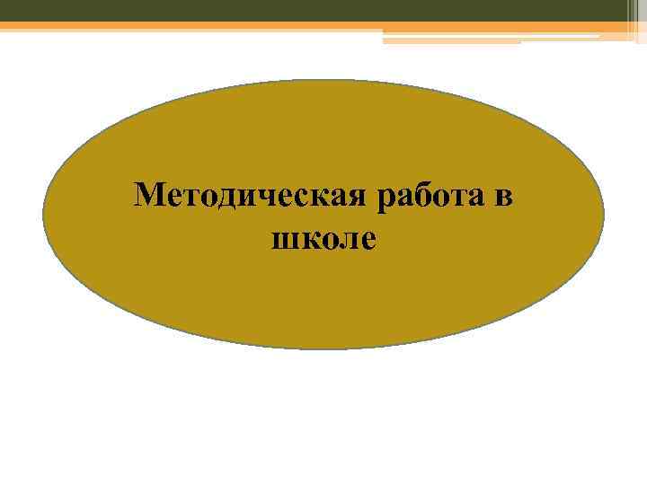 Методическая работа в школе 