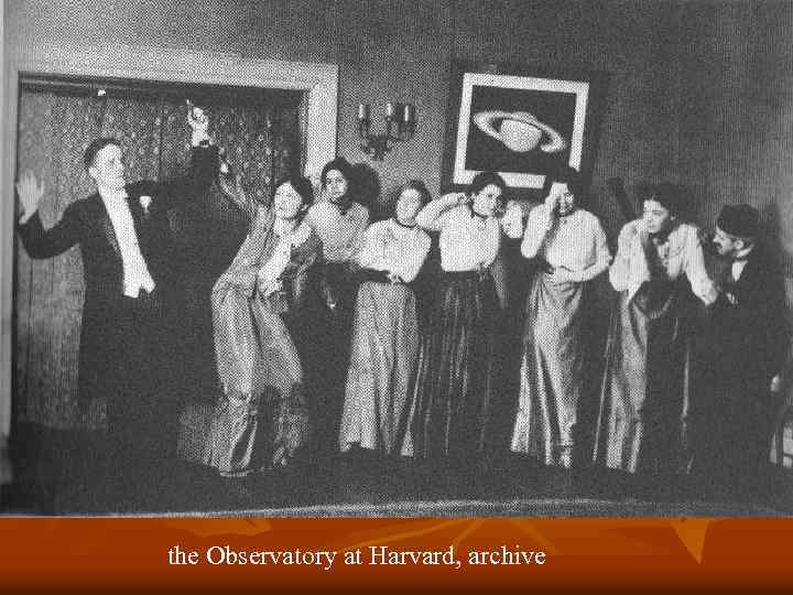 the Observatory at Harvard, archive 