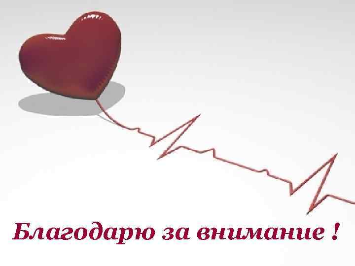 Благодарю за внимание ! 