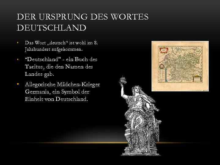 Die Geschichte Von Deutschland Der Ursprung Des