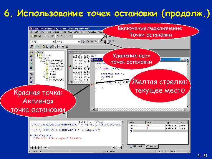 Точка использования. Точка останова. Точка останова обнаружена точка останова. Столбец для точек останова. Отладочным механизмом контрольных точек останова является.