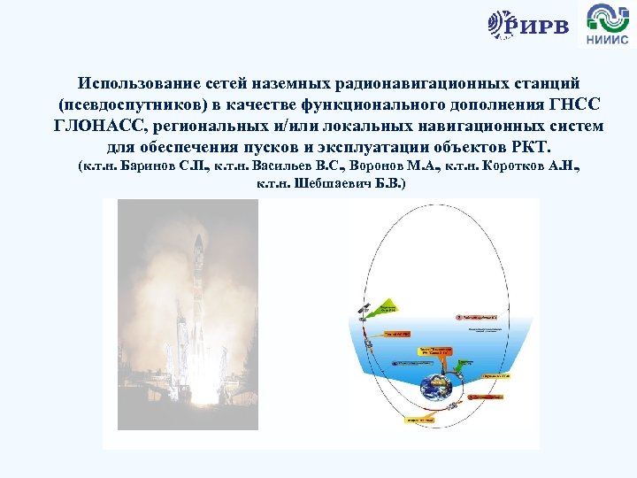 Использование сетей наземных радионавигационных станций (псевдоспутников) в качестве функционального дополнения ГНСС ГЛОНАСС, региональных и/или