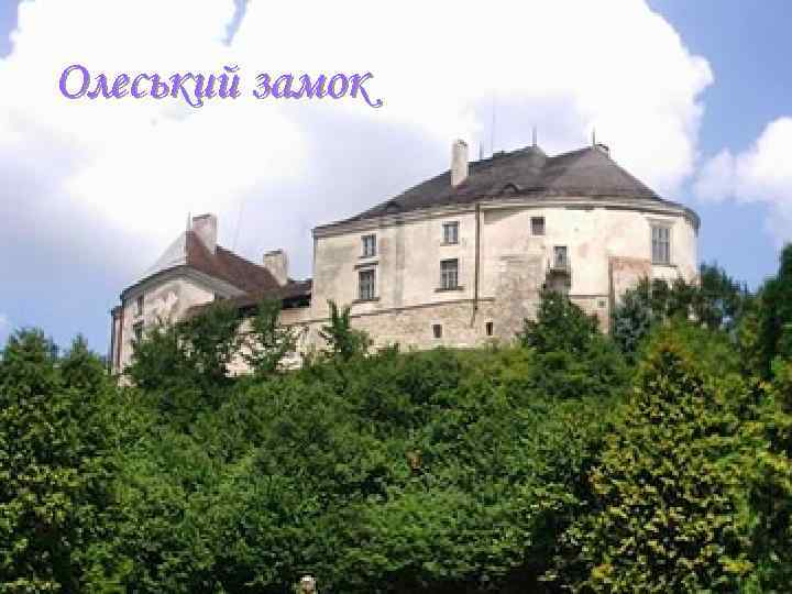 Олеський замок 