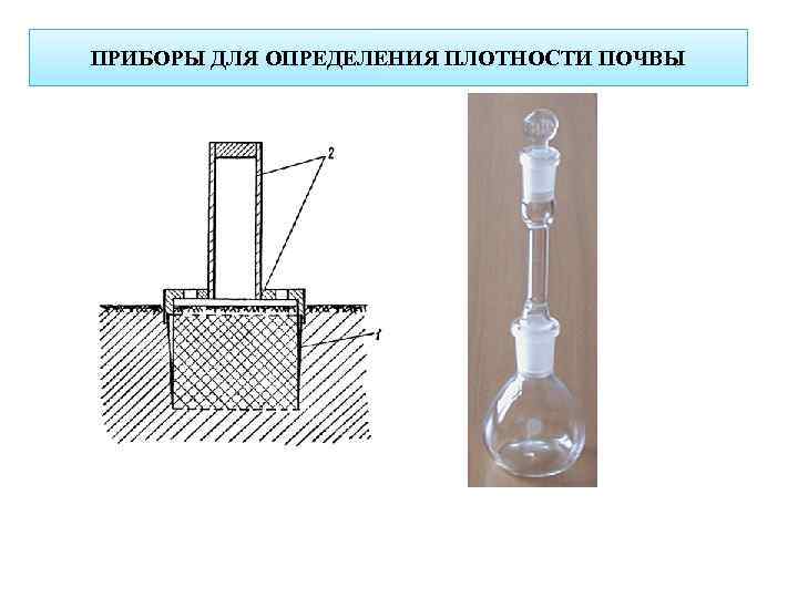 Определение плотности почвы