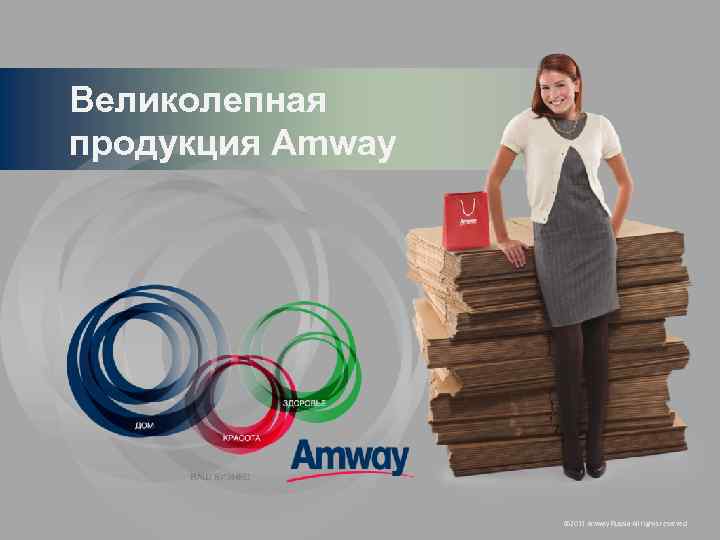 Великолепная продукция Amway © 2011 Amway Russia All rights reserved 