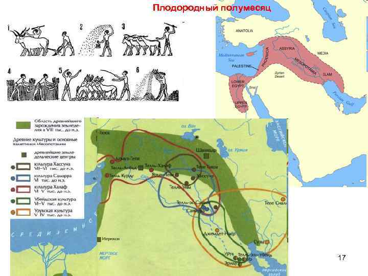 Плодородный полумесяц карта