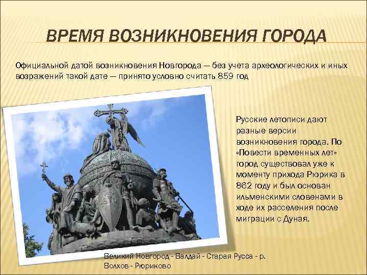 Время возникновения