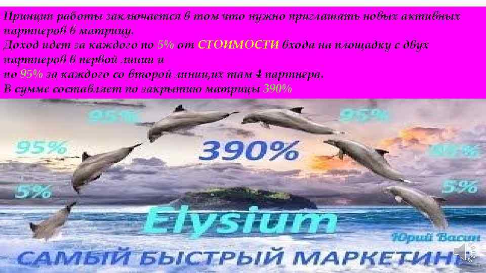 Принцип работы заключается в том что нужно приглашать новых активных партнеров в матрицу. Доход