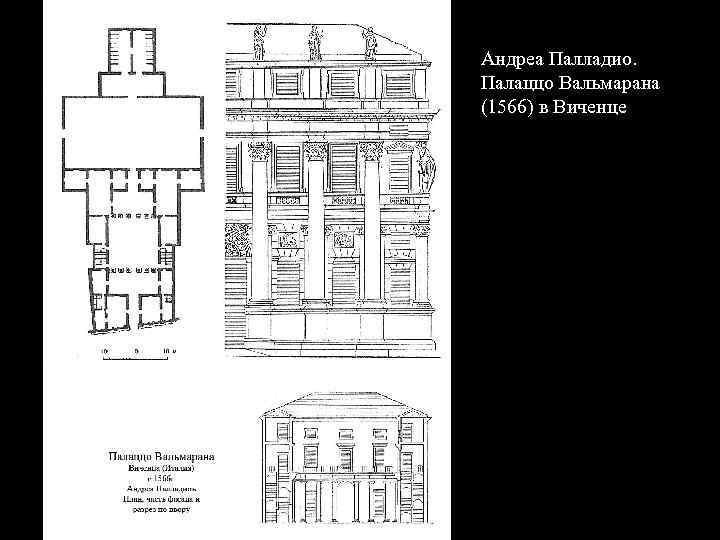 Андреа Палладио. Палаццо Вальмарана (1566) в Виченце 