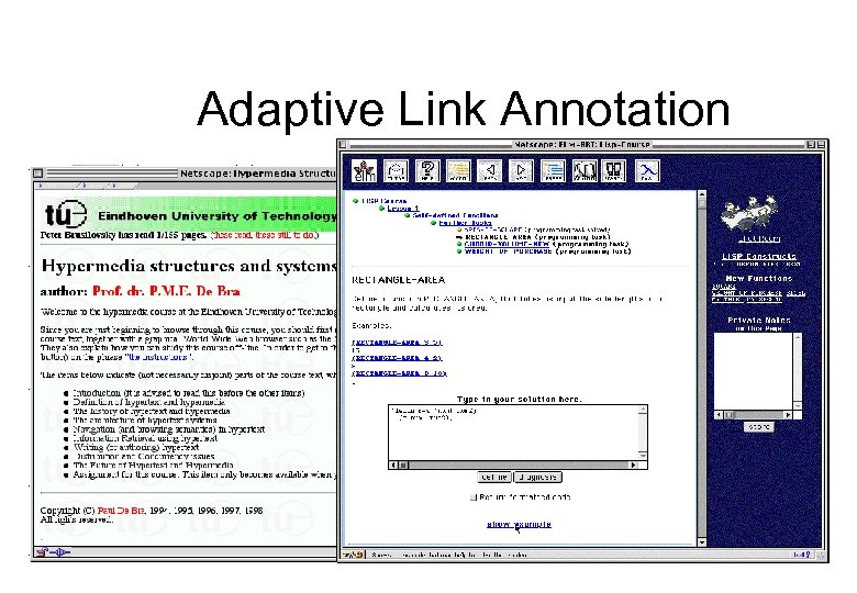 Adaptive Link Annotation 