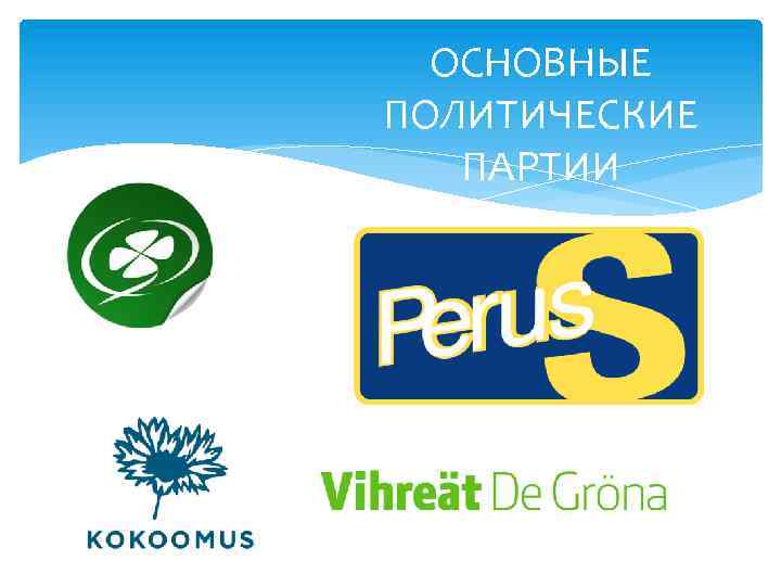 ОСНОВНЫЕ ПОЛИТИЧЕСКИЕ ПАРТИИ 