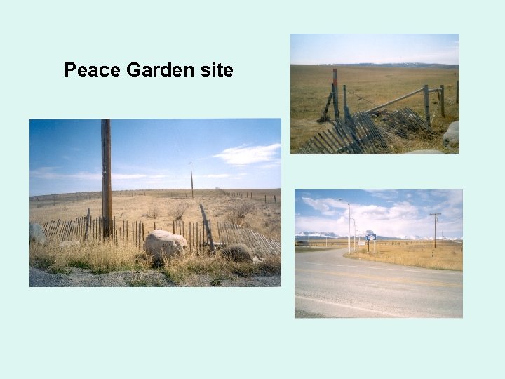 Peace Garden site 