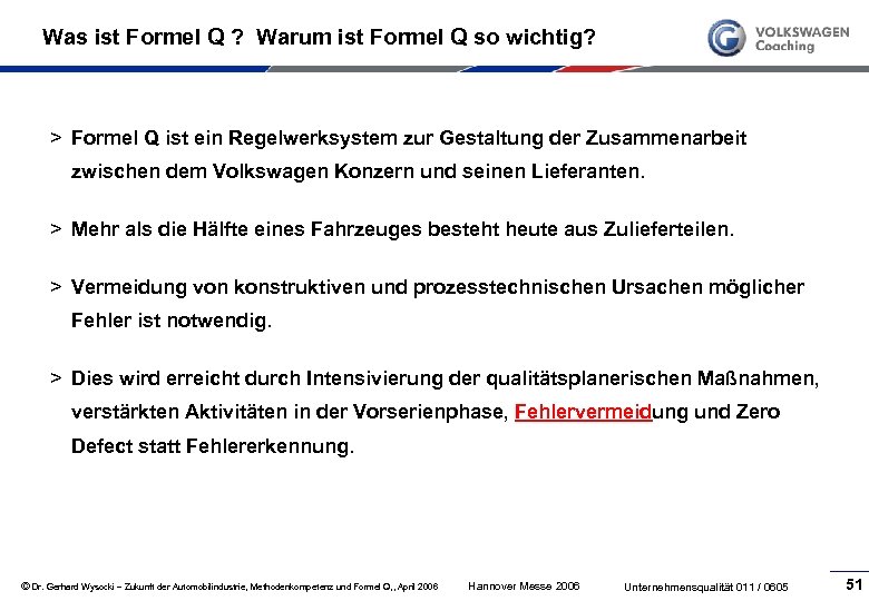 Was ist Formel Q ? Warum ist Formel Q so wichtig? > Formel Q