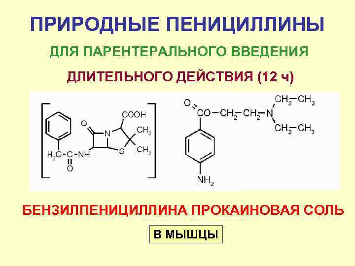 Бензилпенициллин механизм действия