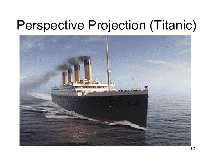 Perspective Projection (Titanic) 12 