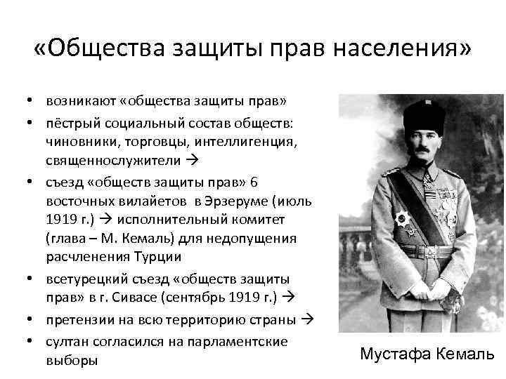  «Общества защиты прав населения» • возникают «общества защиты прав» • пёстрый социальный состав