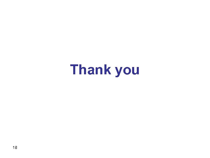 Thank you 18 