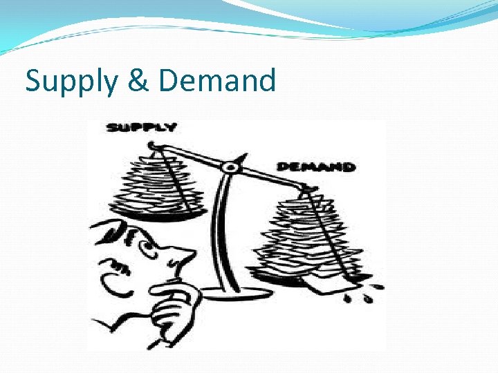 Supply & Demand 