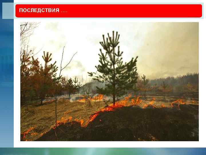 ПОСЛЕДСТВИЯ …. 