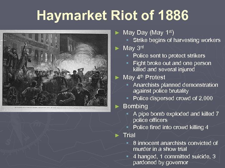 Haymarket Riot of 1886 ► May Day (May 1 st) § Strike begins of