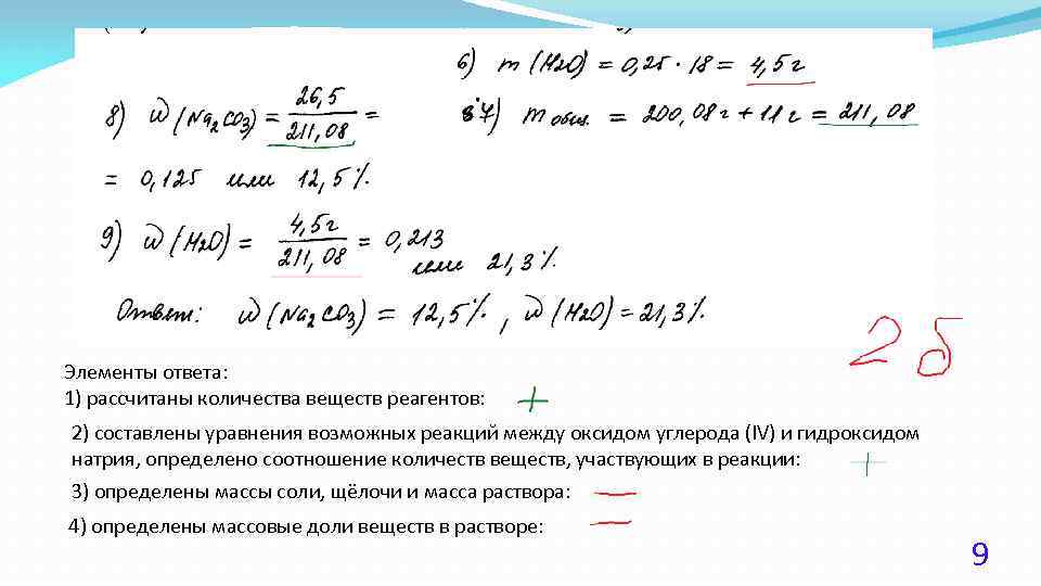 Вычислить количество вещества по уравнению реакции