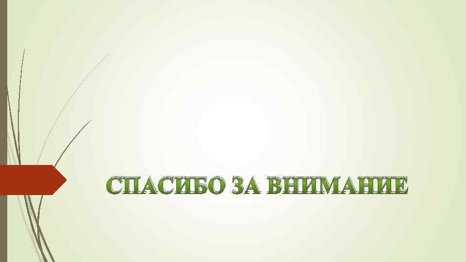 СПАСИБО ЗА ВНИМАНИЕ 