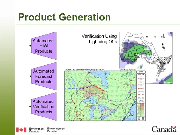 Product Generation Verification Using Lightning Obs 