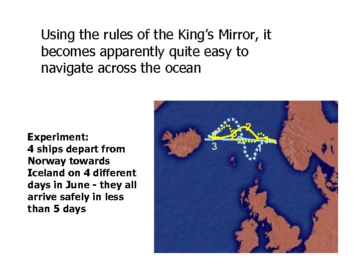 Using the rules of the King’s Mirror, it becomes apparently quite easy to navigate