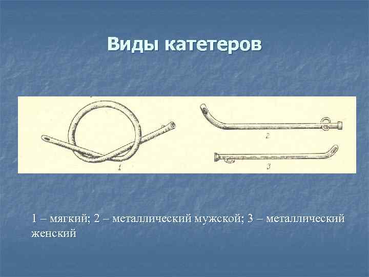 Виды катетеров для мочевого пузыря картинки