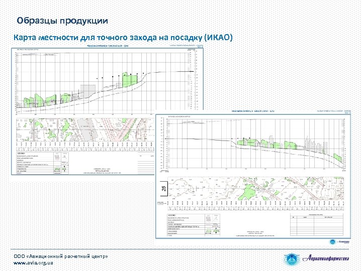 Образцы продукции Карта местности для точного захода на посадку (ИКАО) ООО «Авиационный расчетный центр»
