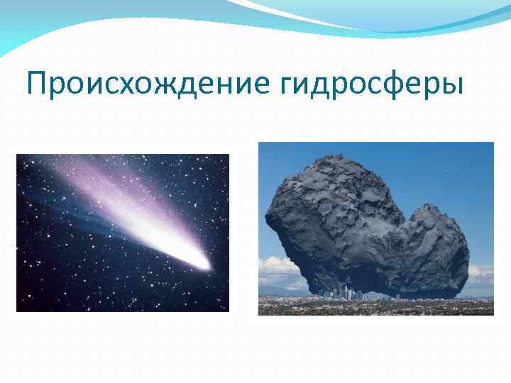 Происхождение гидросферы 
