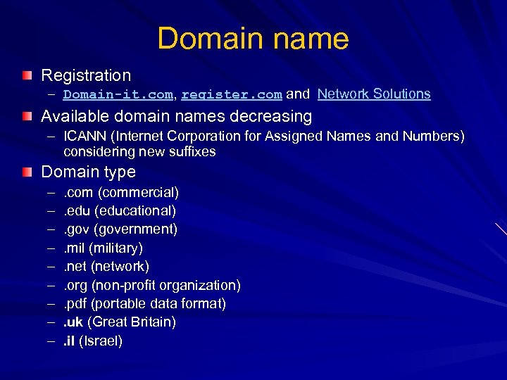 Domain name Registration – Domain-it. com, register. com and Network Solutions Available domain names